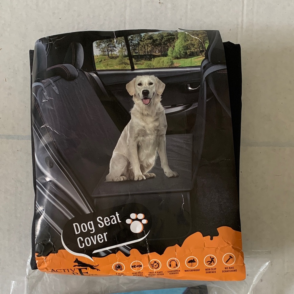 Active USA Black Pet Seat Protector